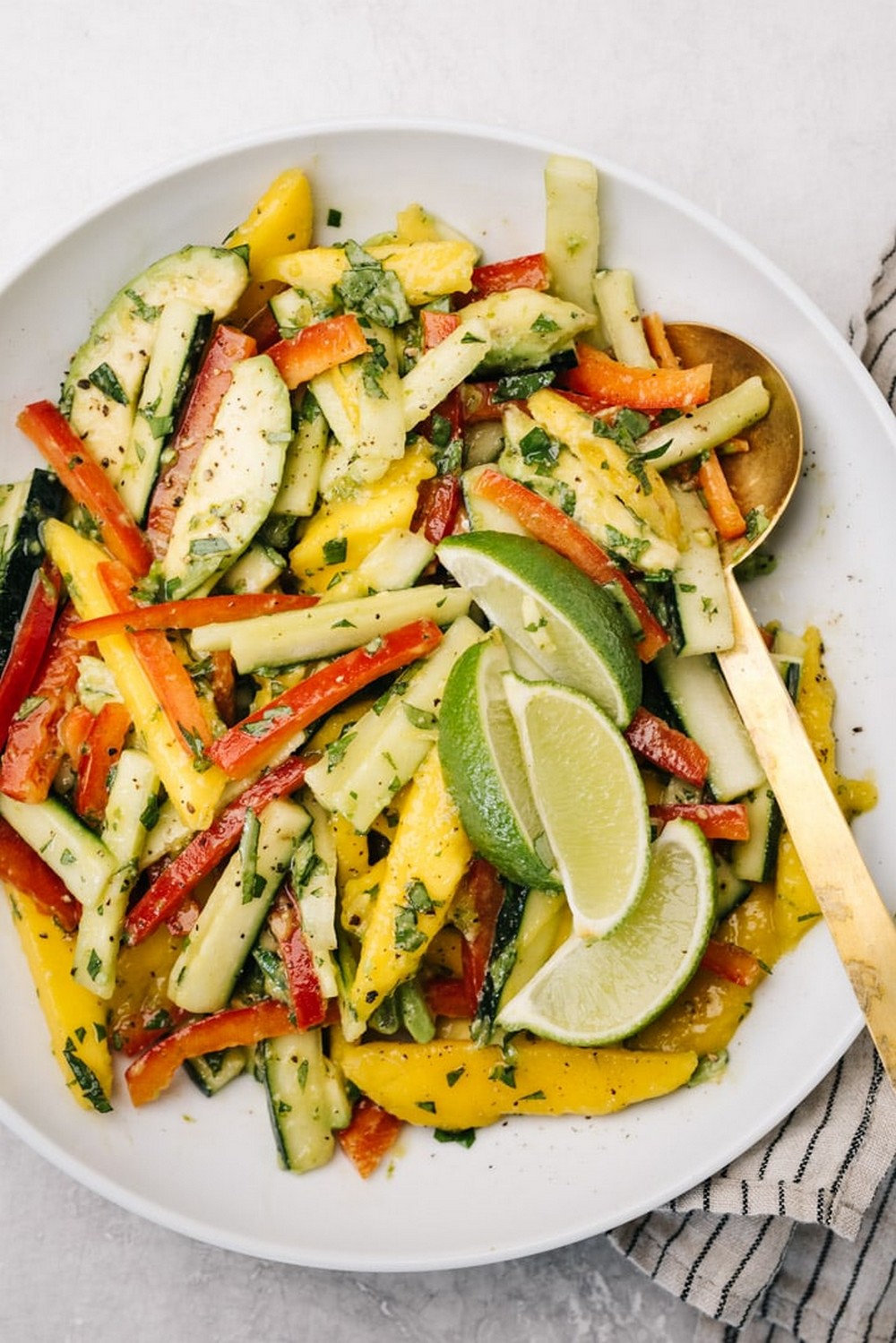 Mango Salad With Avocado And Lime