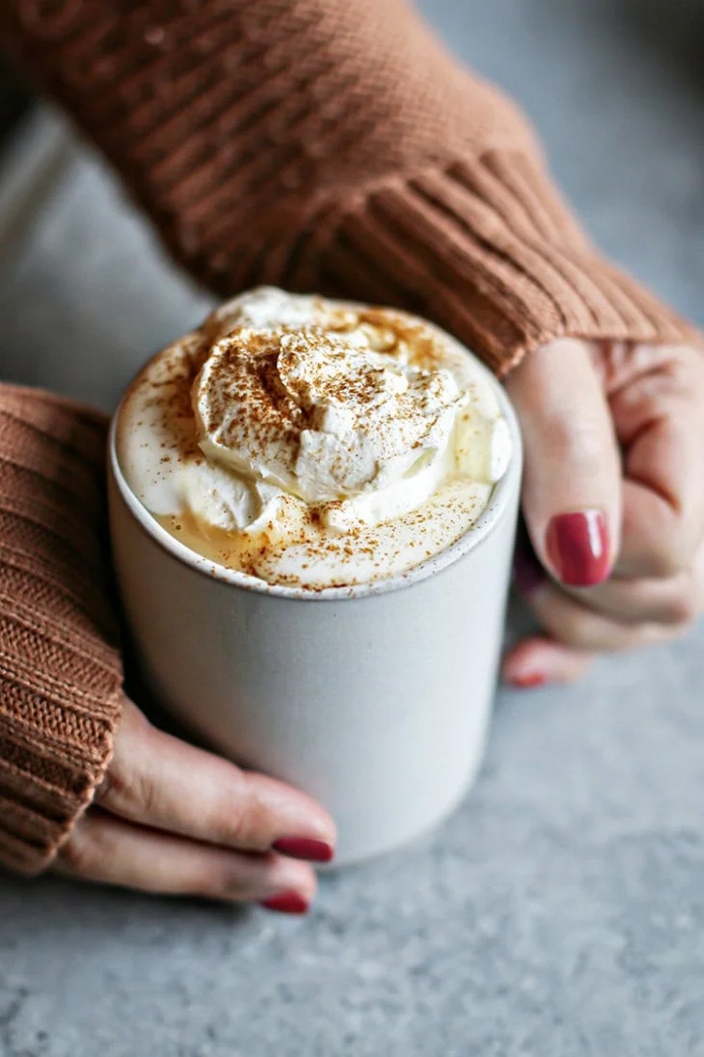 Pumpkin Spice White Hot Chocolate