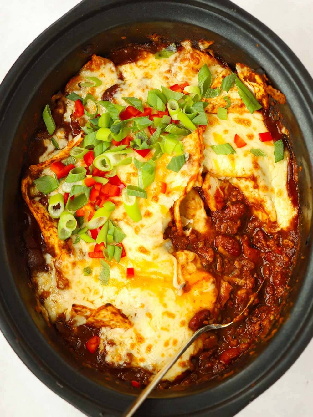 Slow Cooker Beef Enchiladas