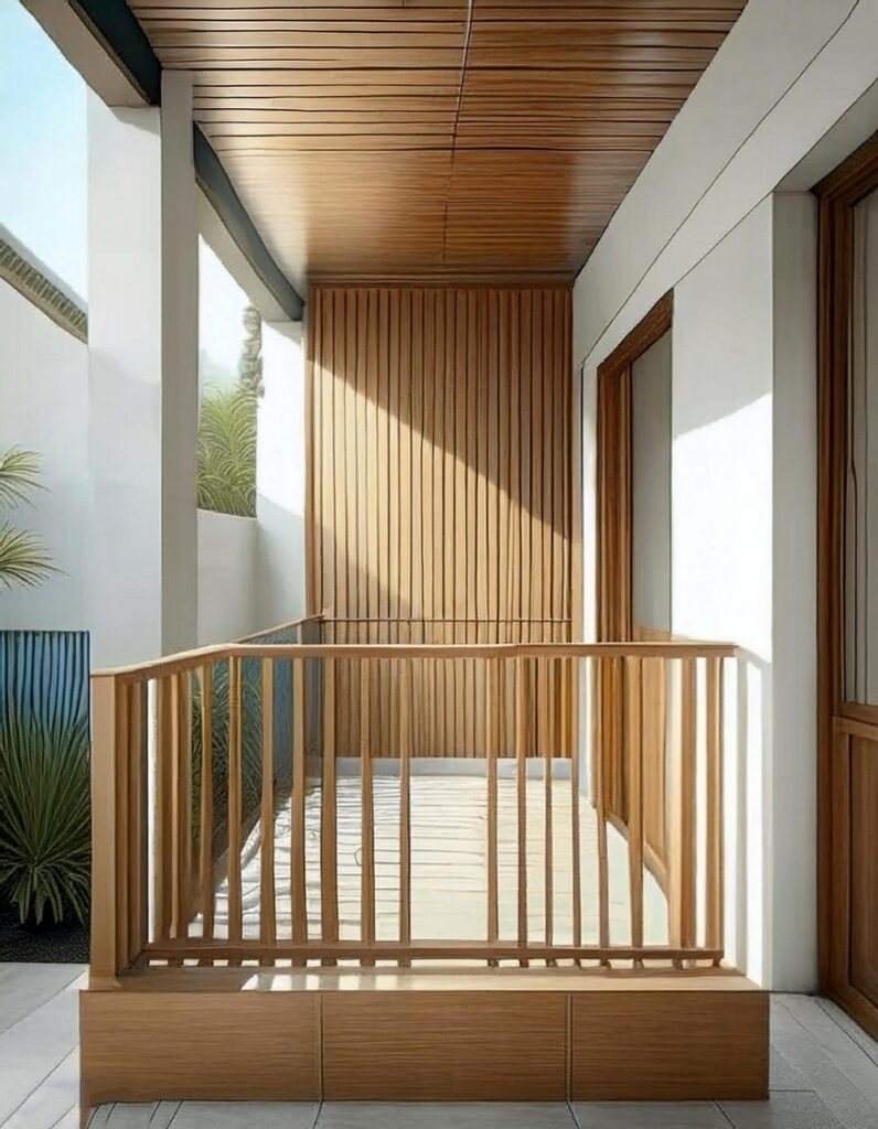 10 Customized & Unique Narrow Front Porch Ideas - Julie Ann Art