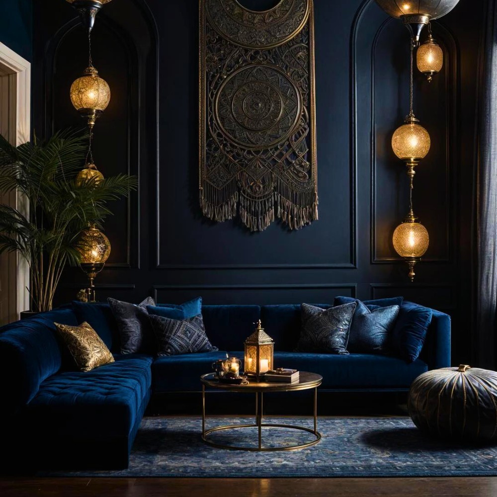 10 Stylish Dark Boho Designs For Living Room Ideas - Julie Ann Art