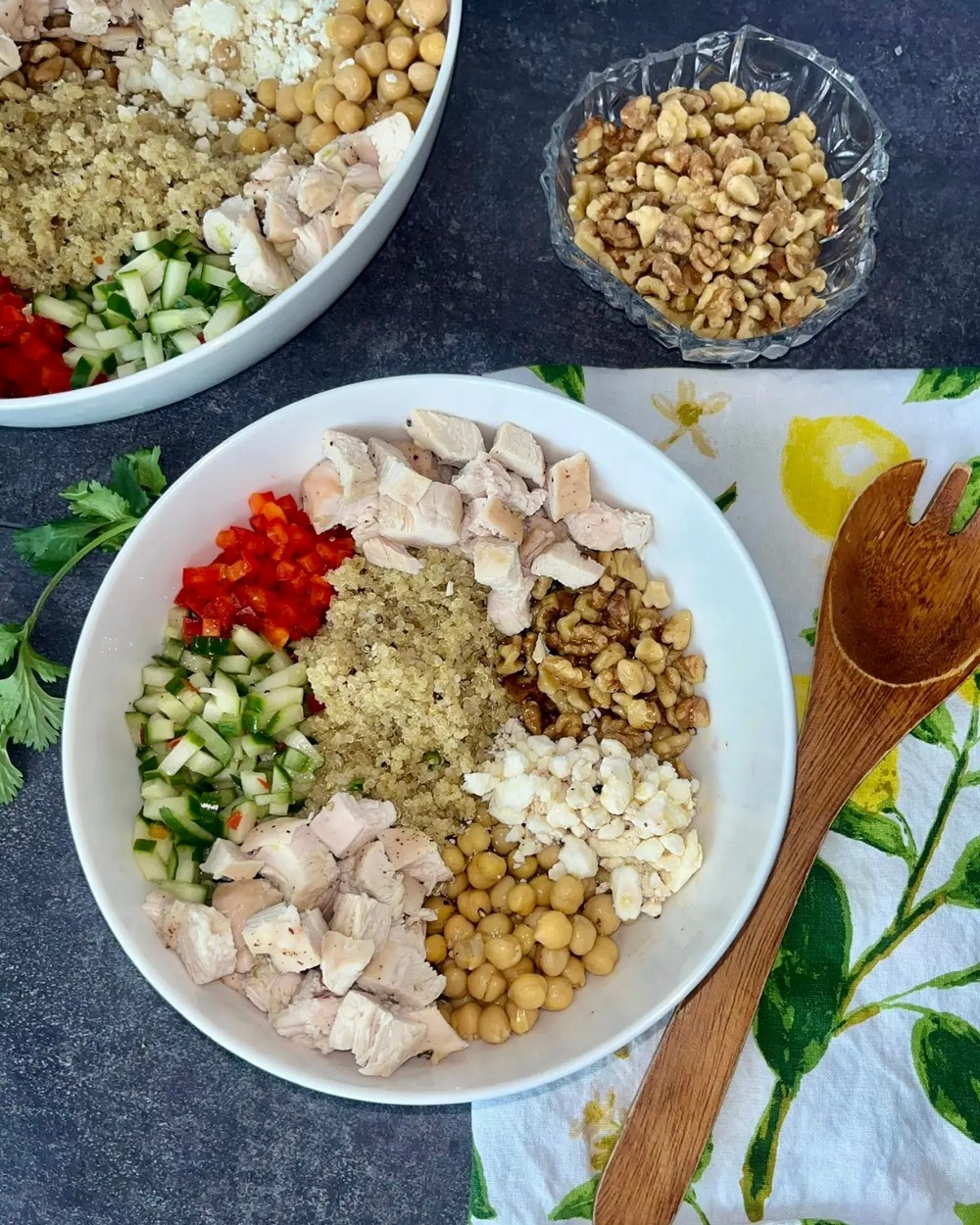 Healthy Mediterranean Grain Bowl