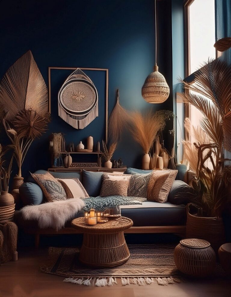 10 Stylish Dark Boho Designs For Living Room Ideas - Julie Ann Art