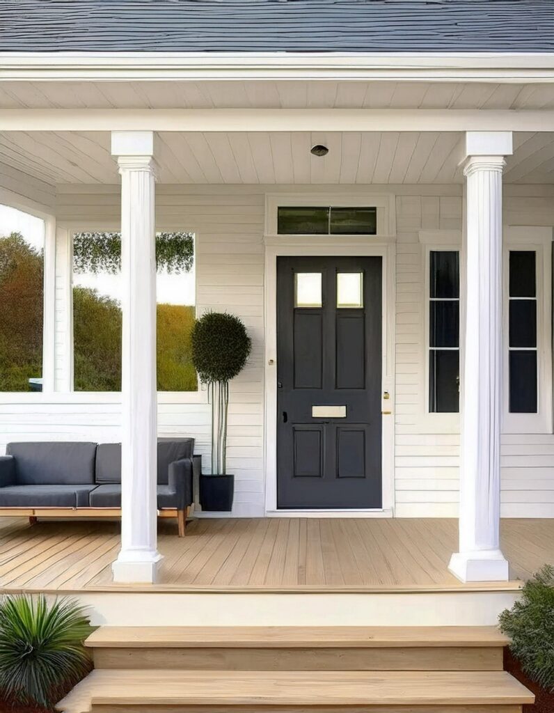 10 Farmhouse Porch Columns Decor Design & Ideas - Julie Ann Art
