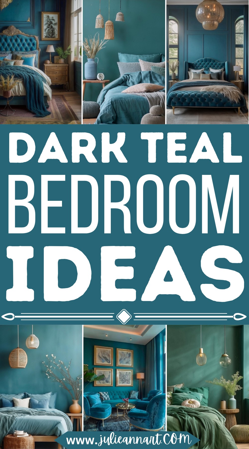 Dark Teal Bedroom Ideas
