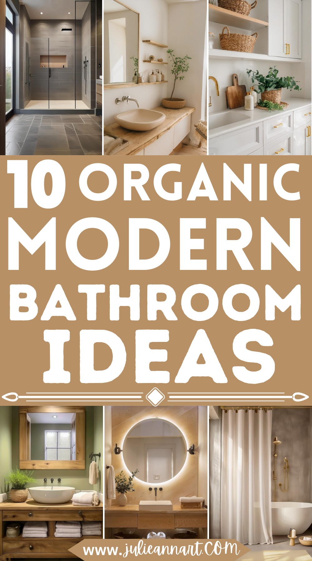 Organic Modern Bathroom