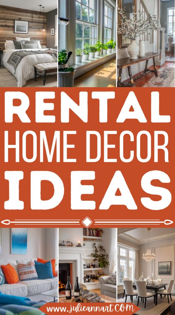 10 Unique And Admirable Rental Home Decor Ideas - Julie Ann Art