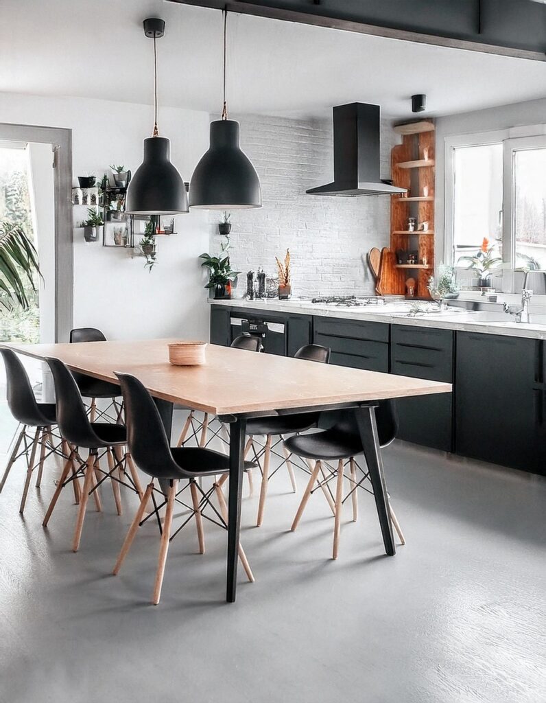 10 Black and White Modern Kitchen Ideas - Julie Ann Art