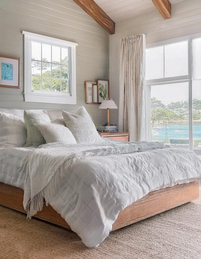 10 Adorable Coastal Farmhouse Bedroom Ideas - Julie Ann Art