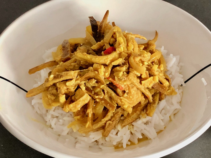 Banana Peel Curry Meal
