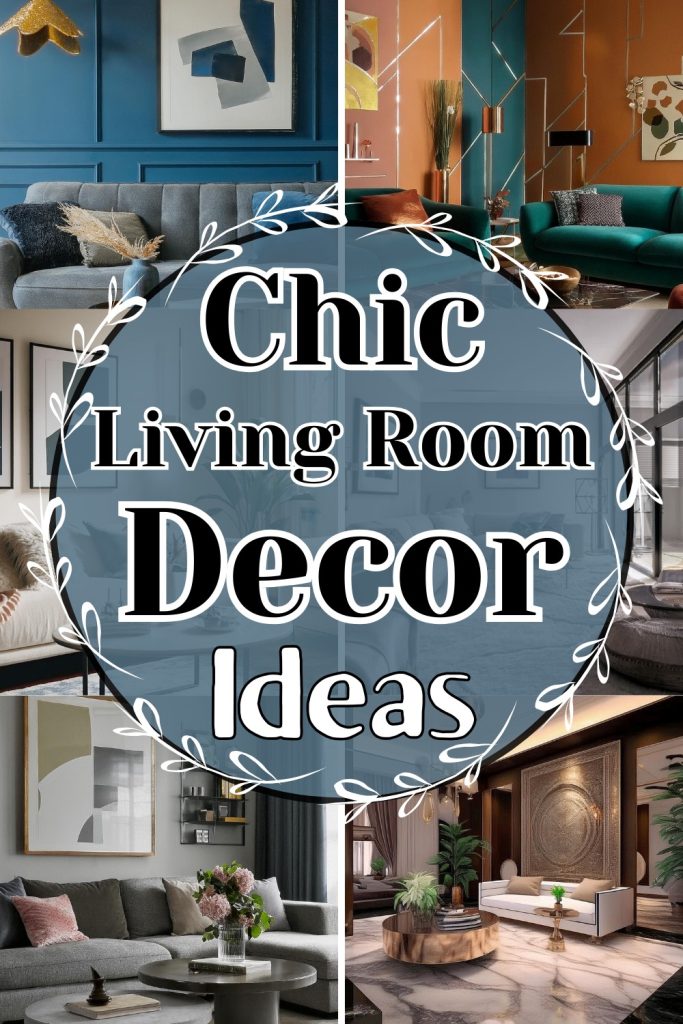 10 Extremely Unique Chic Living Room Decor Ideas - Julie Ann Art