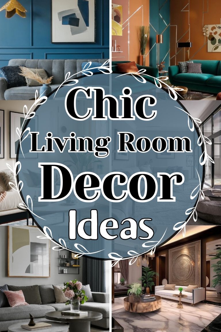 10 Extremely Unique Chic Living Room Decor Ideas - Julie Ann Art