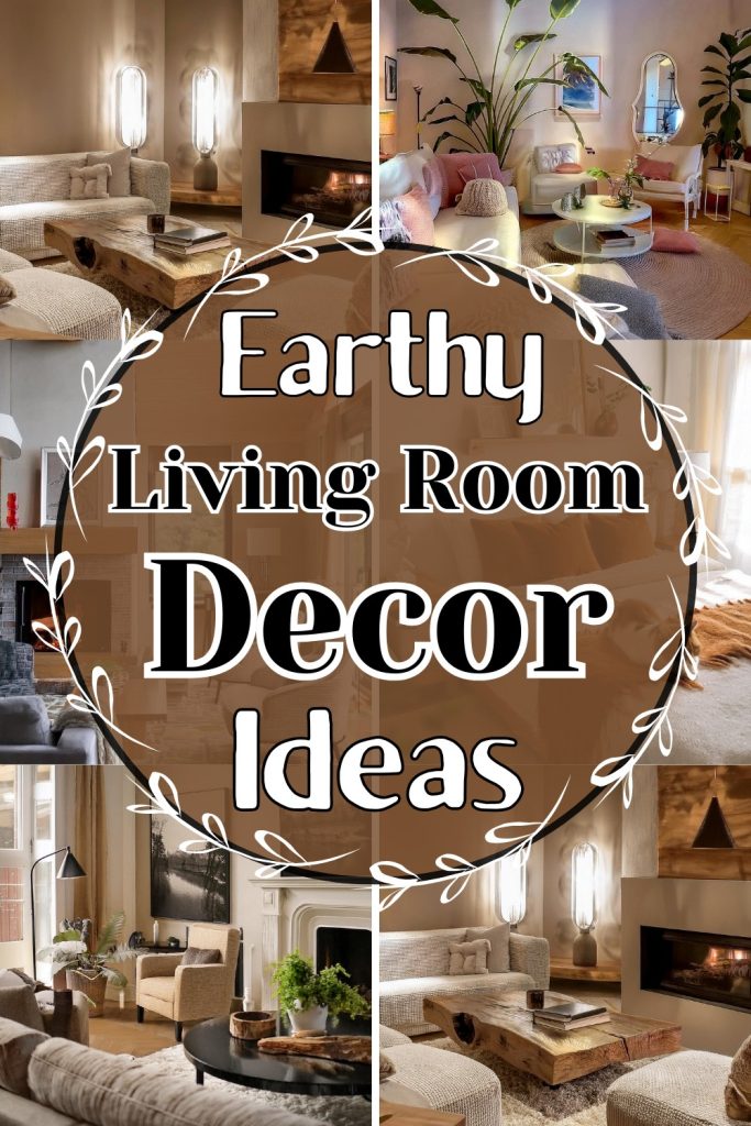 10 Cozy Looking Earthy Living Room Decor Ideas - Julie Ann Art