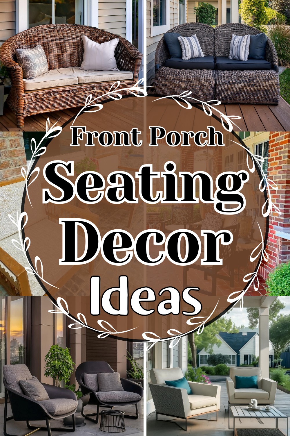 10 Front Porch Seating Decor Ideas