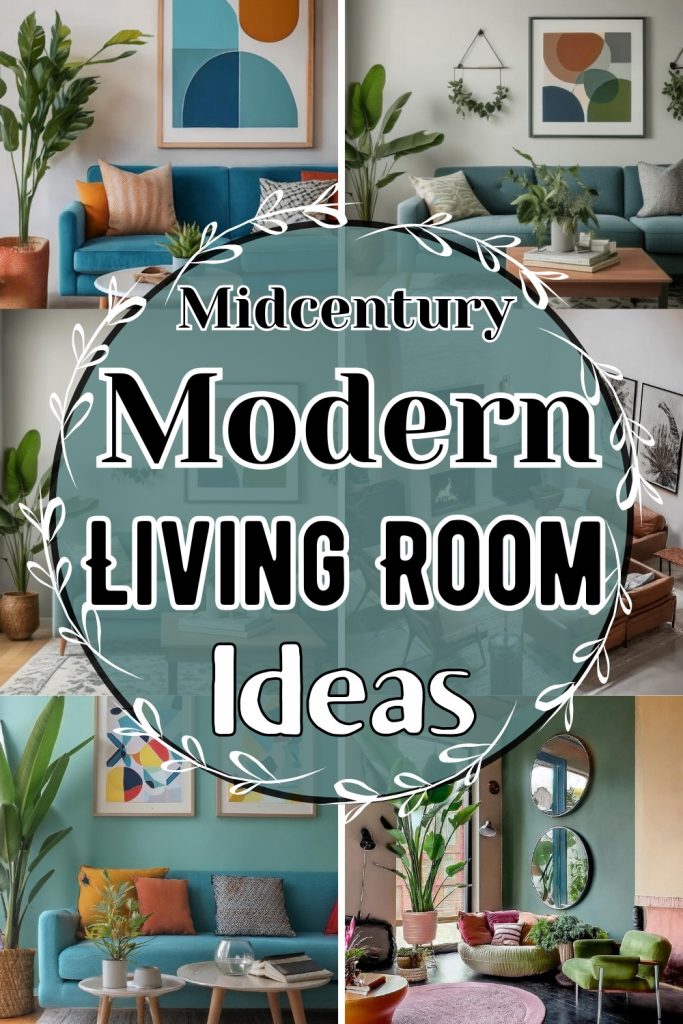 10 Stylizing Midcentury Modern Living Room Ideas - Julie Ann Art