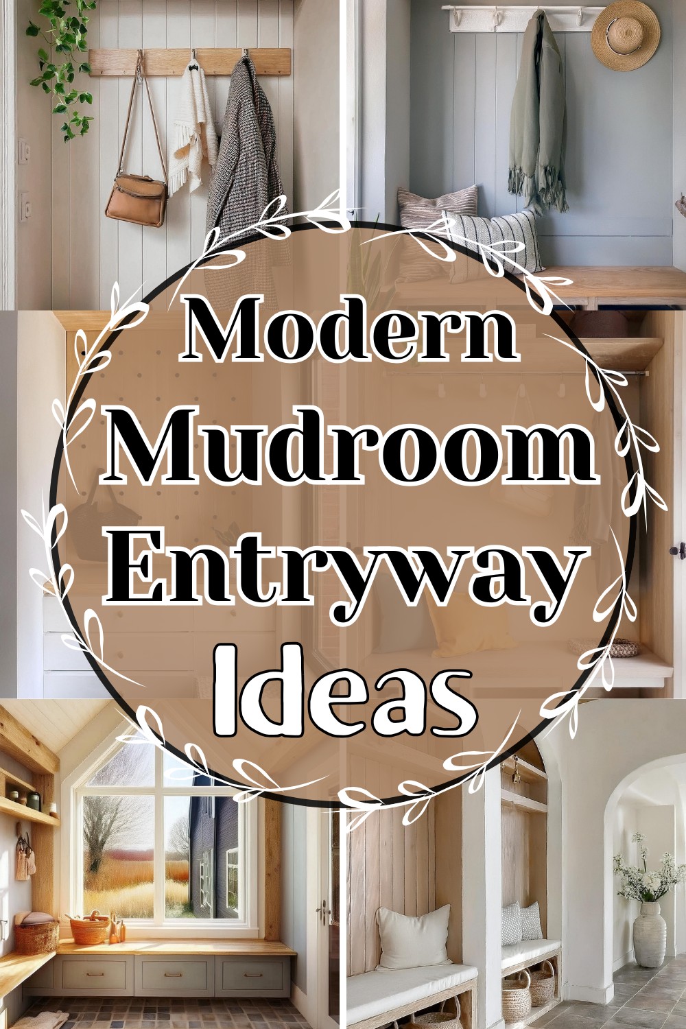 Visual Reference: 10 Modern Aesthetic Mudroom Entryway Ideas