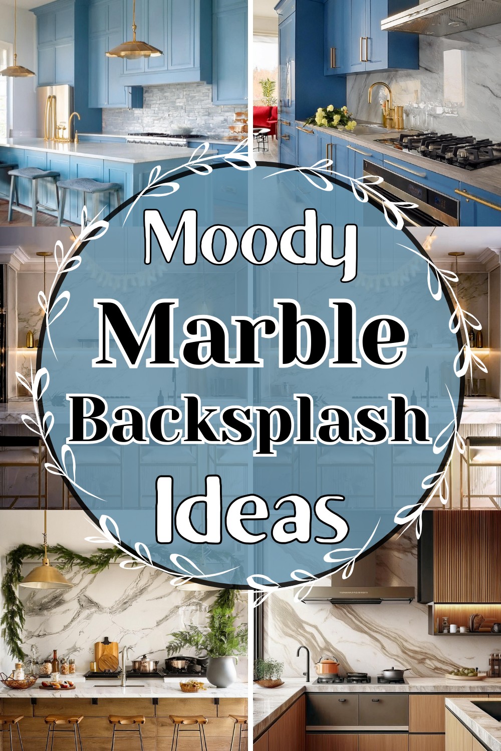 10 Moody Marble Backsplash Ideas