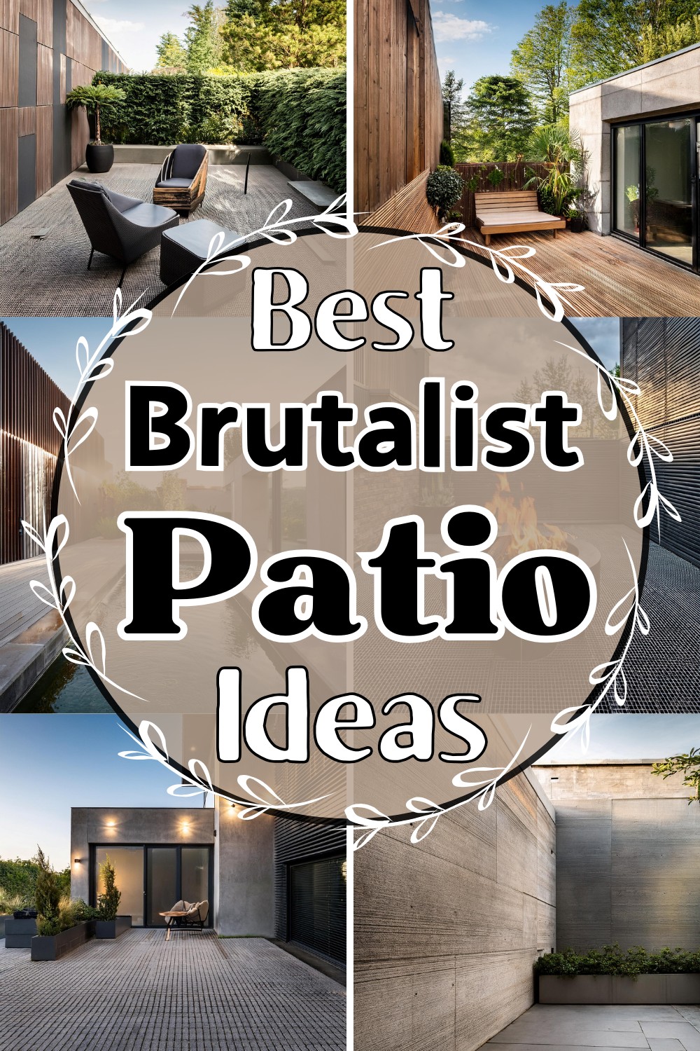 8 Brutalist Patio Ideas