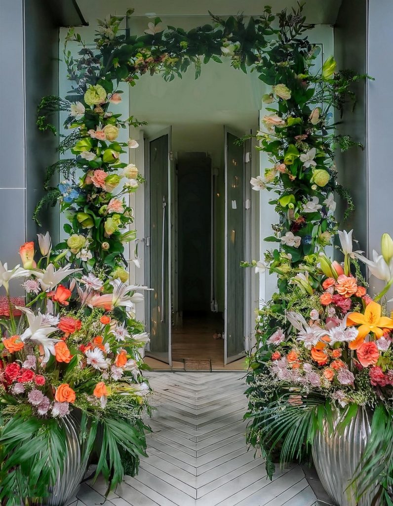 10 Beautiful & Elegant Outdoor Entryway Ideas - Julie Ann Art