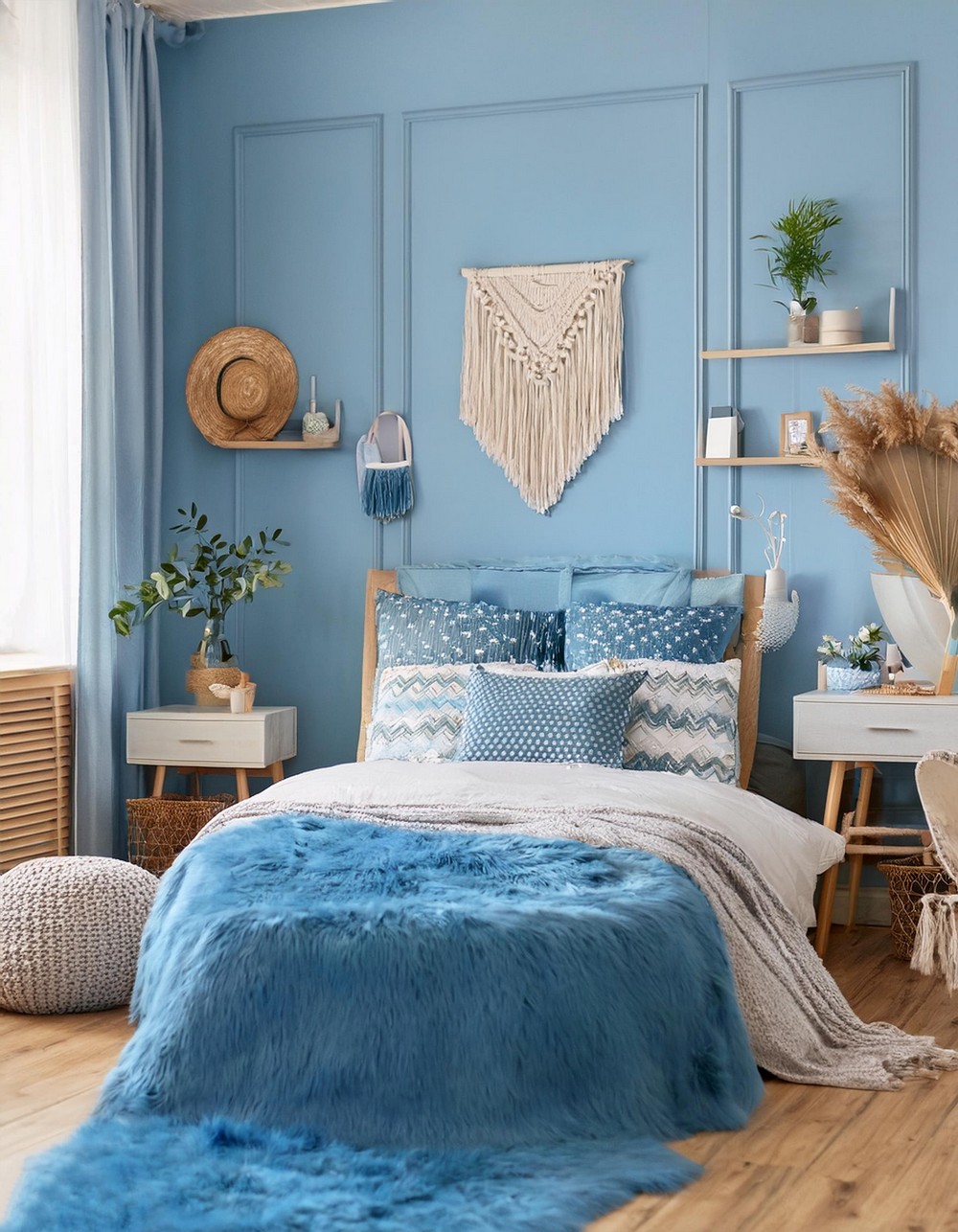 Blue Girls Bedroom