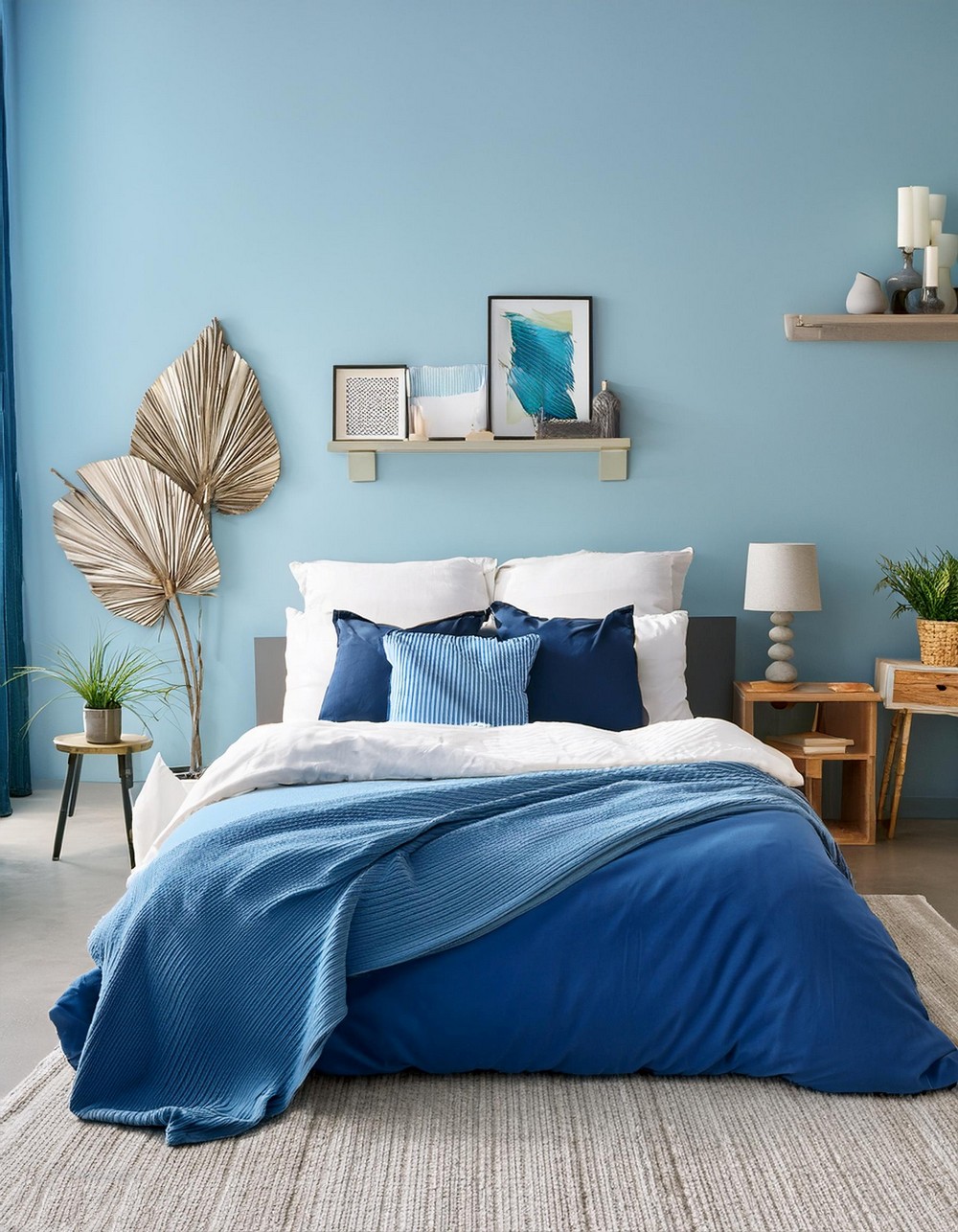 Blue and White Combination