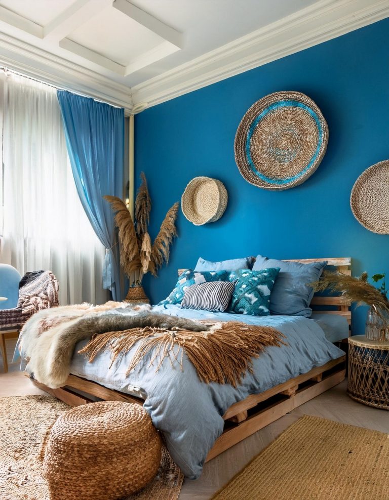 10 Unique & Vibrant Boho Bedroom Color Ideas - Julie Ann Art