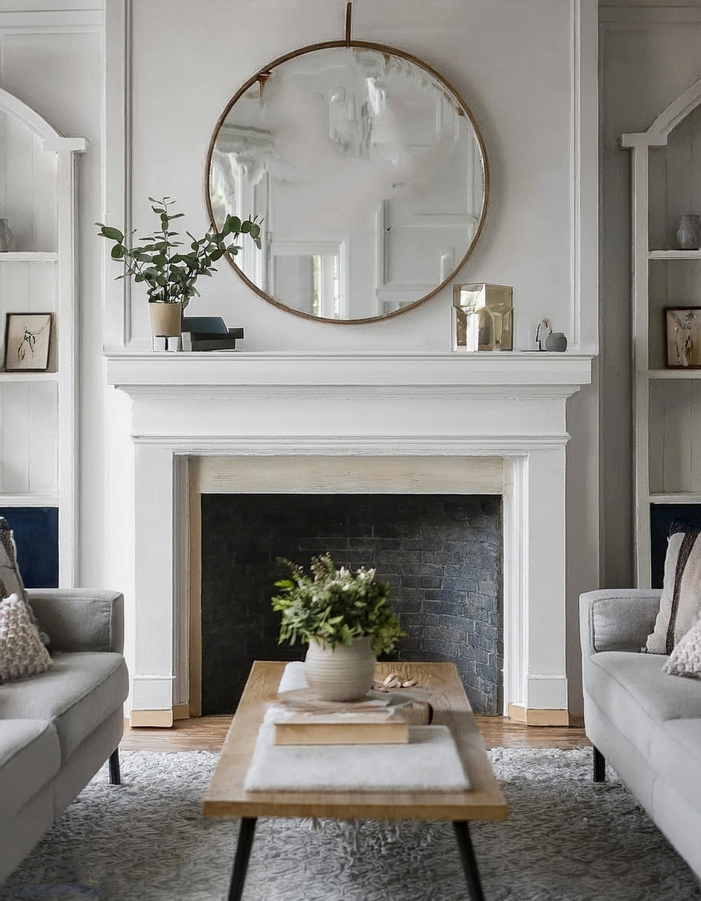 Classy Fireplace Mantel Decor