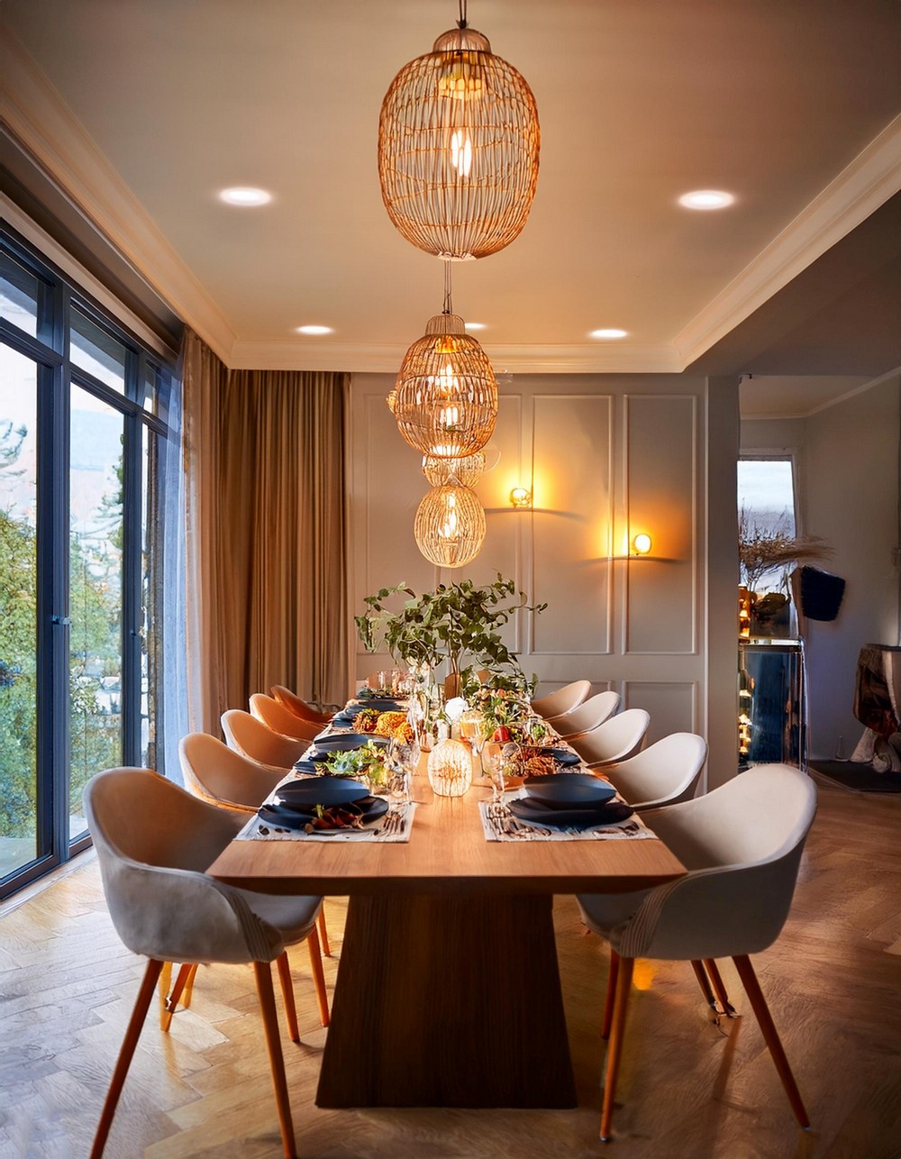 Clustered Globe Lights
