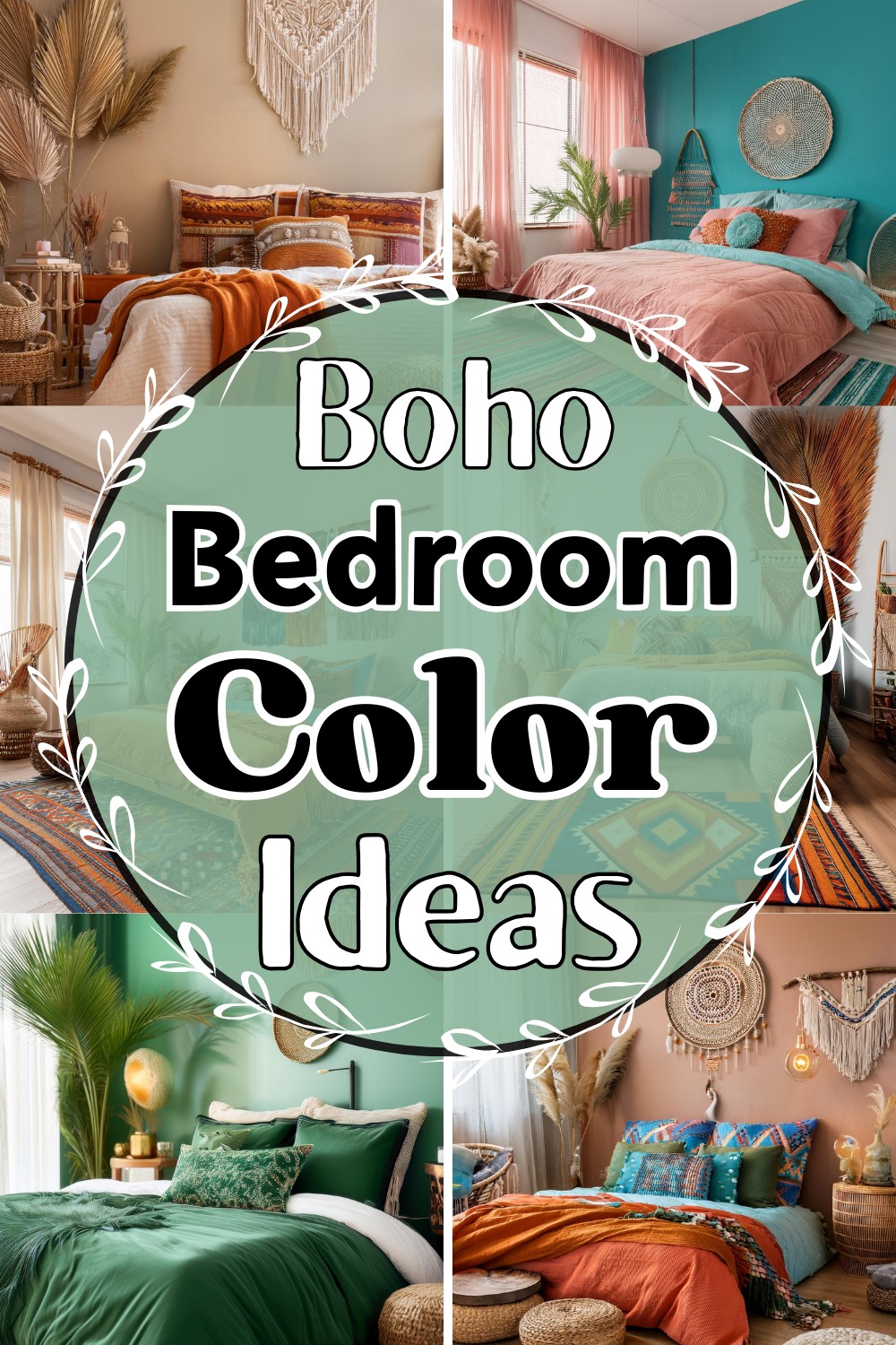 10 Vibrant Boho Bedroom Color Ideas