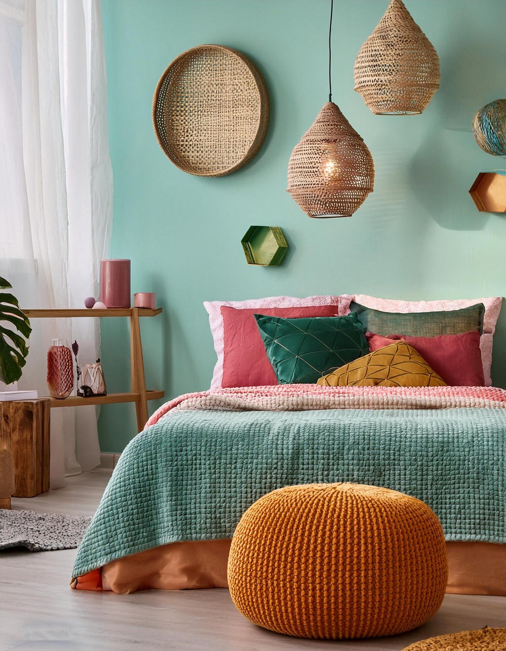 Colorful Cozy Bedroom