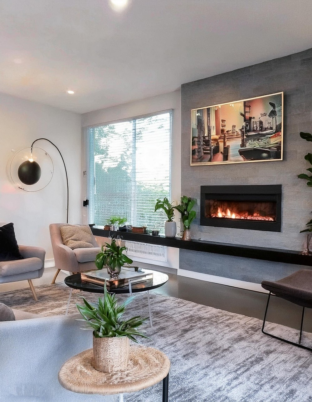 Concrete Fireplace Mantel Design