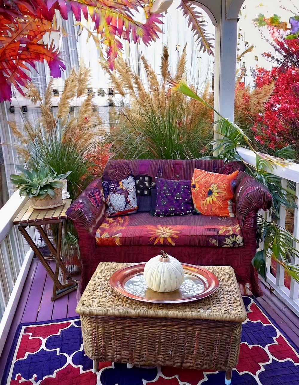 Cozy Autumn Porch