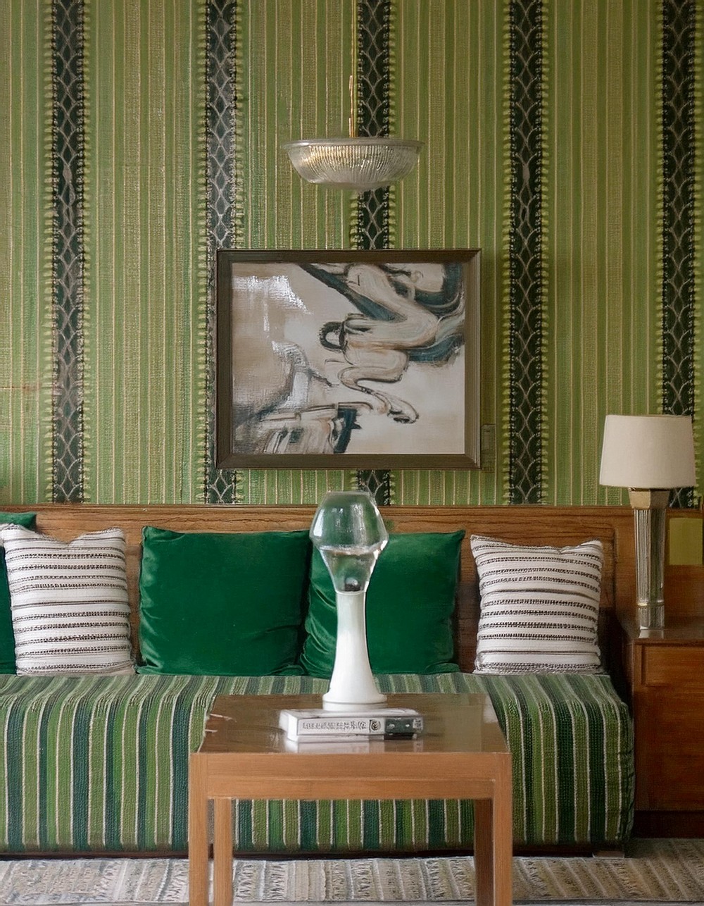 Green Pattern Pickle Wallpaper Decor