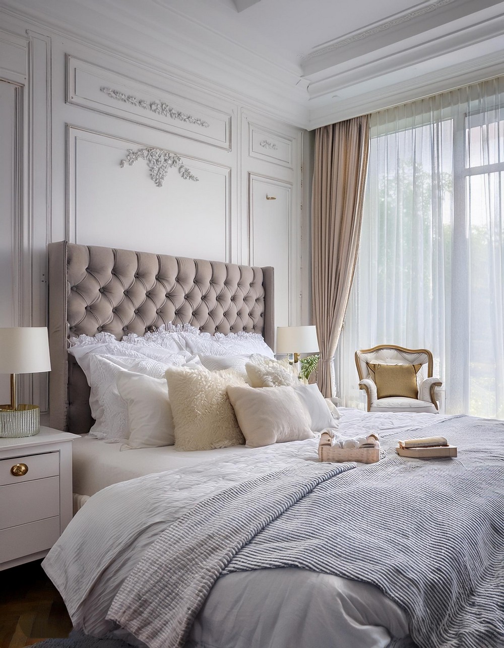 Luxury White Bedroom