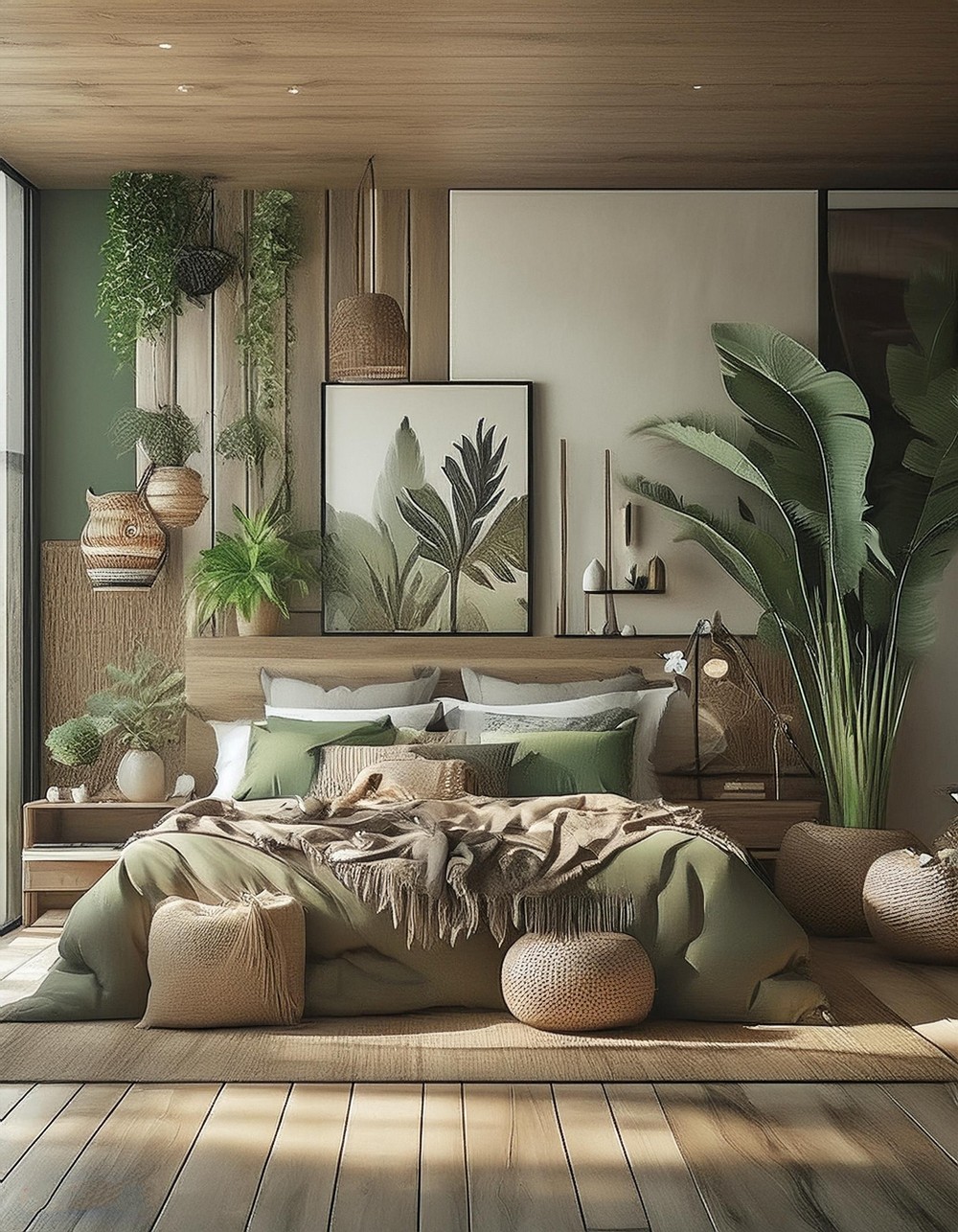 Nature Inspired Cozy Bedroom