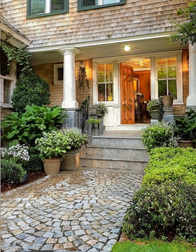 Walk In Outside Foyer 10 Beautiful & Elegant Outdoor Entryway Ideas - Julie Ann Art