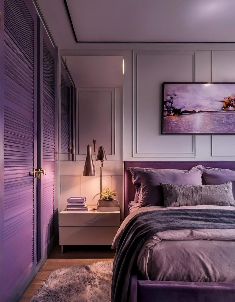 10 Unique Sophisticated Purple Home Decor Ideas - Julie Ann Art