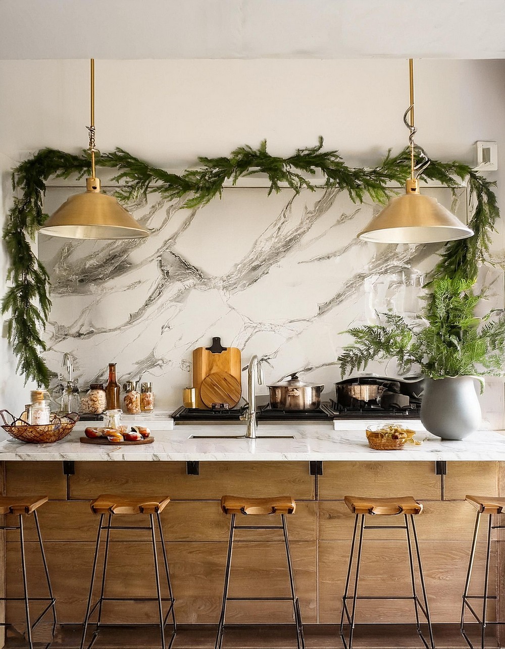 Rustic Meets Modern With Marble