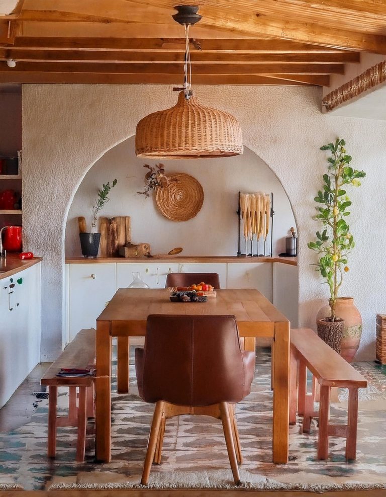 Spanish kitchen with terracotta charm