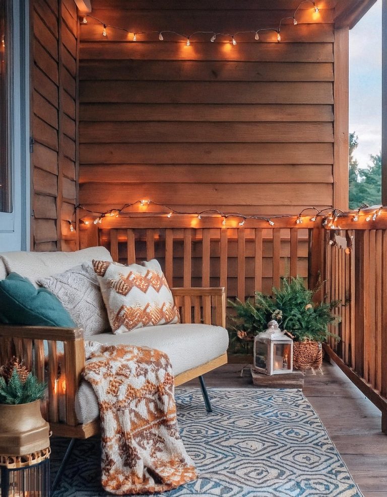 Subtle Coastal Cozy Porch