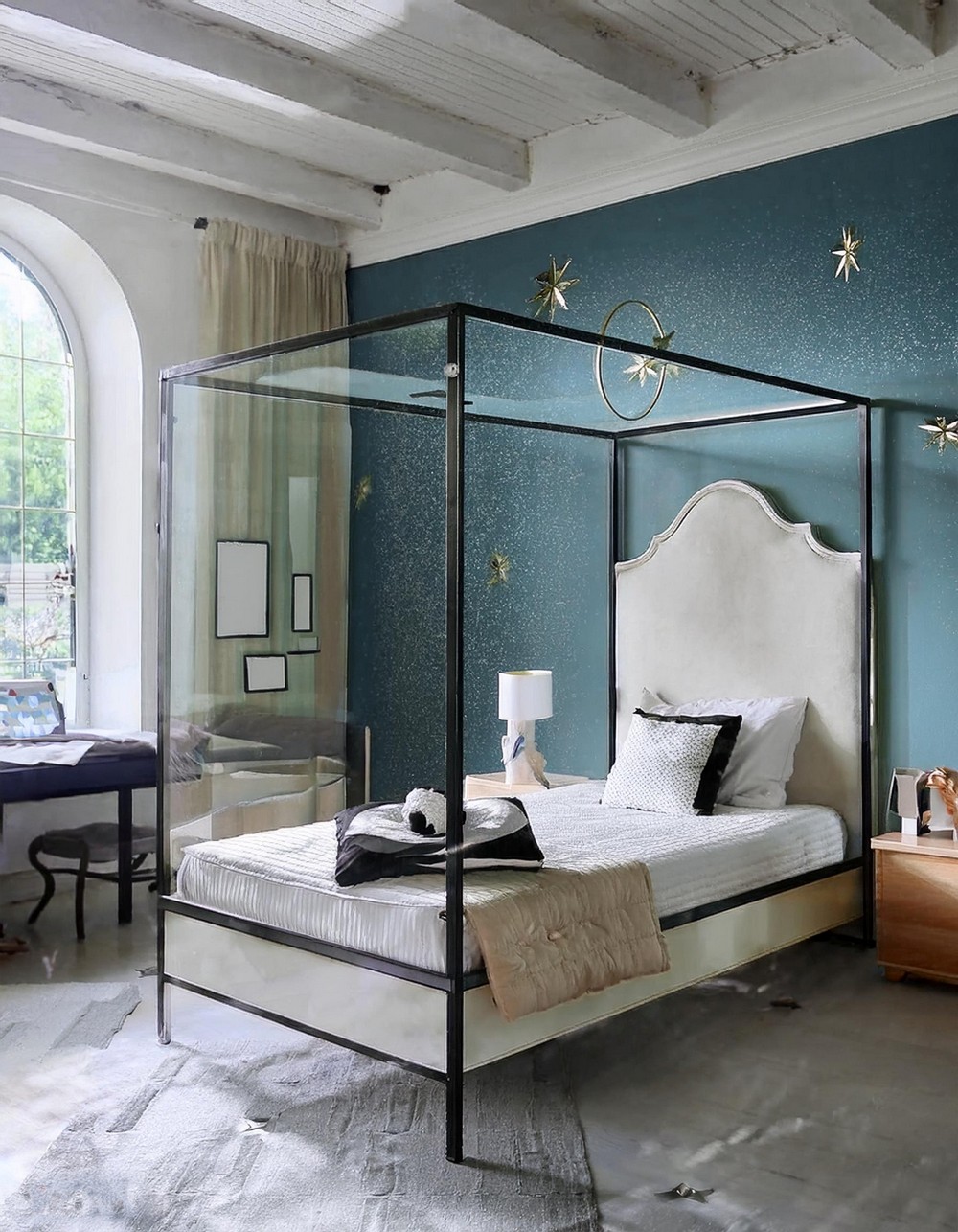 Subtle Galaxy Wall Bedroom Decor